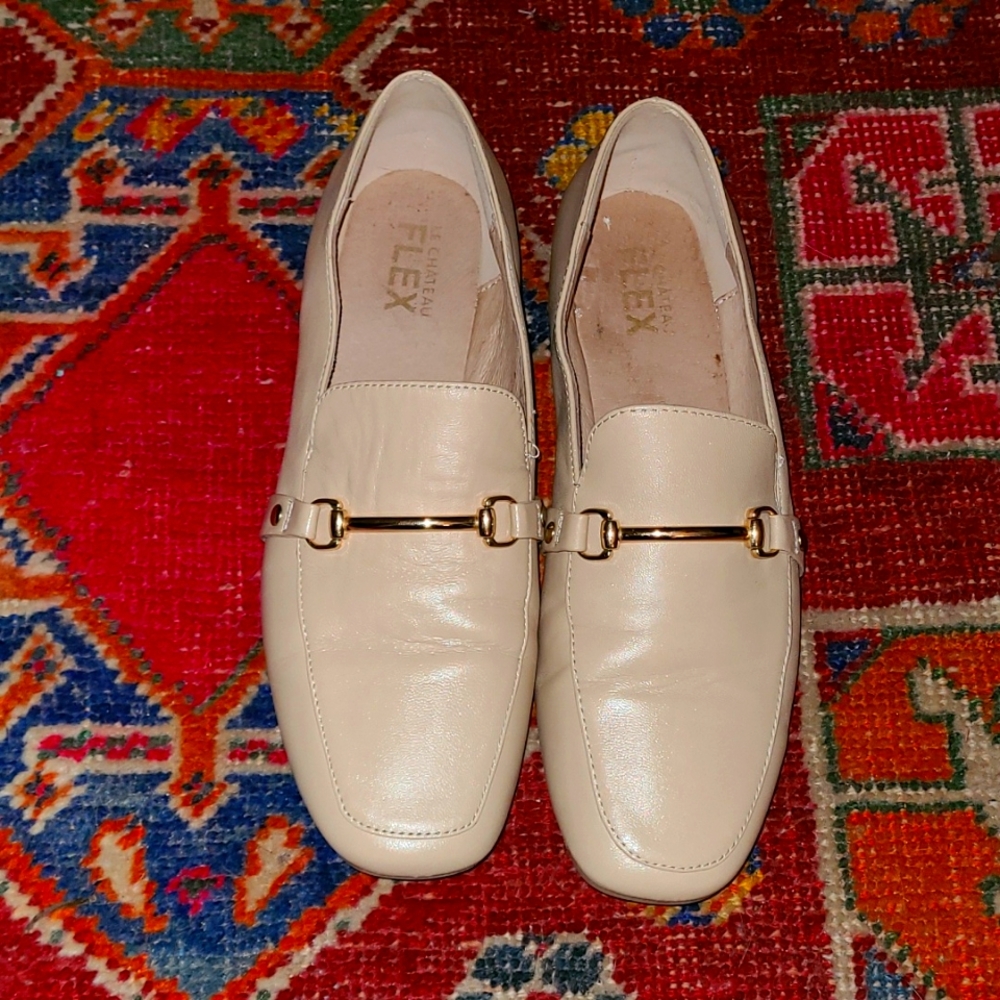Leather loafers
